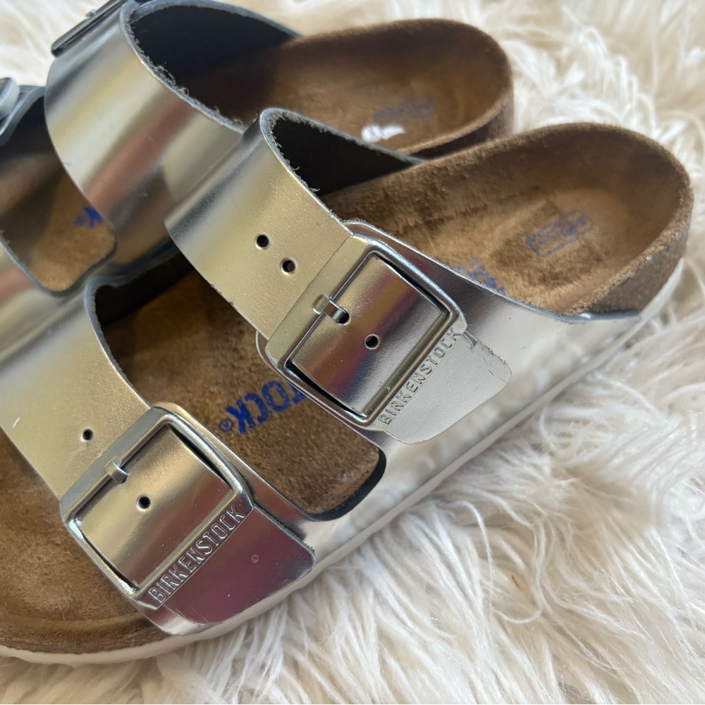 Birkenstock Metallic Sandals size 38 New !